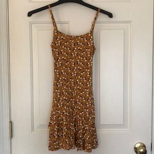 Boohoo Petite Ditsy floral wrap Mini Dress